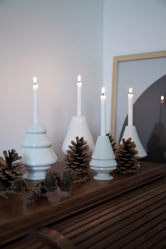 KÄHLER AVVENTO LYSESTAGER HVID fra Trendcorner.dk